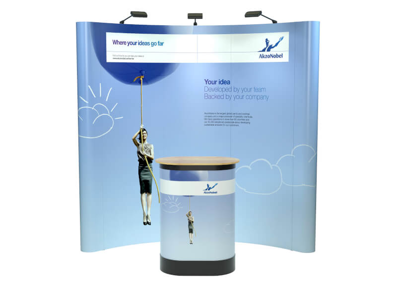 Mässvägg - Pop up Mediawall Medium